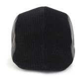 Zacharias Black Cotton Blend Mens Cap ( Pack of 1 ) - Black