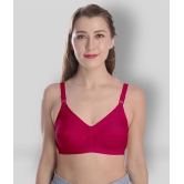 Madam - Pink Cotton Non - Padded Womens Minimizer Bra ( Pack of 1 ) - 38D