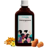 myUpchar Ayurveda Patrangasava - Useful in Periods, Mood Swings, Weakness, Improve Digestion and Hemoglobin Levels - 450ml