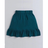 Addyvero - Dark Blue Rayon Girls A-Line Skirt ( Pack of 1 ) - None