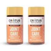 Cratus Right Nutrition Advanced Joint Care Tablets with Glucosamine, Chondroitin and Curcumin | Total Support for Joint, Cartilage and Muscle Health | Reduces Pain | 120 Tablets (Pack of 2)