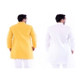 DESHBANDHU DBK Multi Cotton Kurta Pack of 2 - None