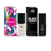 ST.JOHN Cobra Black Currents & Desire Pocket Perfume For Men 10ml Each (20ml) - Pack of 2