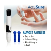 AccuSure Instant Digital Blood Glucometer Kit with 25 Strips,10 Lancet,1 Lancing device