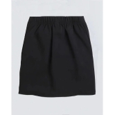 Addyvero - Black Cotton Blend Girls Straight Skirt ( Pack of 1 ) - None