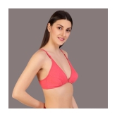 Zourt - Multicolor Cotton Non Padded Womens Plunge Bra ( Pack of 2 ) - None