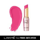 Lakme 9 To 5 Primer + Matte Lipstick - MP21 Fucsia File