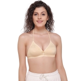 SONA Womens M1018 Halter Neck Multway Non Paded Skin T-Shirt Bra with Free Transparent Strap-36 / B / Skin