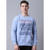 Rodamo Men Blue Printed Sweatshirt