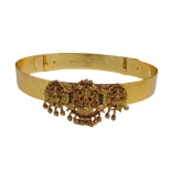 Traditional Indian Gold Plated Temple Belt Vaddanam Kamarband for Women