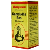 Baidyanath Kamdudha Ras Moti Yukta - 25 Tablets (Pack of 4)