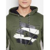 Lycos - Olive Fleece Regular Fit Men's Sweatshirt ( Pack of 1 ) - None