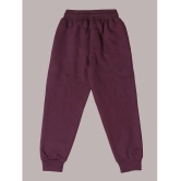 NEUVIN Wine Fleece Boys Trackpant ( Pack of 1 ) - None