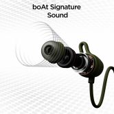 boAt Rockerz 109 | Wireless Earphone with 40H Playback, ASAP™ Charge, BEAST™ Mode, ENx™ Technology Fern Green