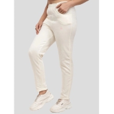 YHA Off White Fleece Womens Running Trackpants ( Pack of 1 ) - None