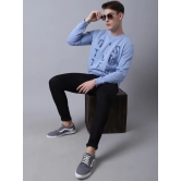 Rodamo Men Blue Printed Sweatshirt