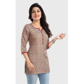 Meher Impex - Beige Rayon Womens Tunic ( Pack of 1 ) - None