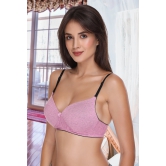 Sona SA-50 Pink Color Multiway Padded Non-Wired Seamless T-Shirt Bra with Detachable Straps-36 / B / Pink