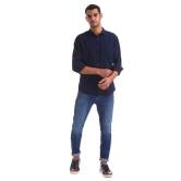 Ruggers 100 Percent Cotton Blue Shirt - None