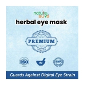 Nature Sure Large Herbal Eye Mask for Digital Eye Strain in Men & Women - 1 Pack