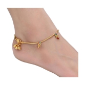 AanyaCentric - Gold Anklets ( Pack of 1 ) - Gold