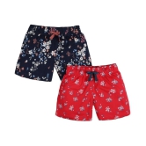 PLUM TREE - Multi Cotton Girls Bermudas ( Pack of 1 ) - None