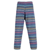 PLUM TREE - Multi Cotton Blend Girls Leggings ( Pack of 1 ) - None