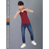 Pack of 3 Dollar Cotton Solid Boys Vest ( Multi Color ) MLHVE-01-K-AST4-PO3 - None