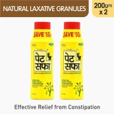 Pet Saffa Natural Laxative Granules 200gm, Pack of 2 (Helpful in Constipation, Gas, Acidity, Kabz), Ayurvedic Medicine