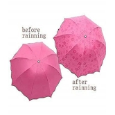 Anjal Trader Pink 1 Fold Umbrella - Pink