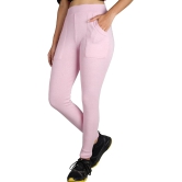 KARARO JEGGINGS - Cotton Blend Skinny Fit Pink Womens Jeggings ( Pack of 2 ) - None