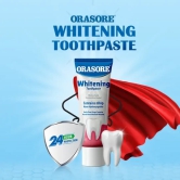 Orasore Whitening Duo | nHAp Toothpaste 100g & Clear Mouthwash 250ml | Peroxide-Free | Refreshing, Reduces Sensitivity & Whitens Teeth | No Color & No Alcohol | Free Bamboo Toothbrush