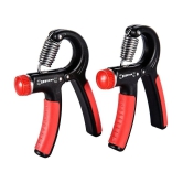 2PC Hand Gripper Strength Trainer with Adjustable resist for Finger, Hand & Wrist - Multi Color