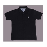 NEUVIN - Black Cotton Blend Boys Polo T-Shirt ( Pack of 1 ) - None