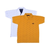 Neuvin Printed Cotton Polo TShirts for Boys (Pack of 2) - None