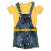 Zadmus - Yellow Denim Girls Dungarees ( ) - None