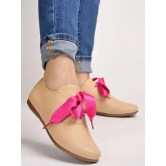 Stylestry Beige Womens Casual Ballerinas - None