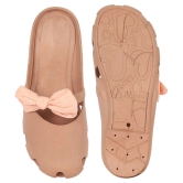 Aadi Pink Womens Toe Covered Flip Flop - None