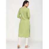 Ketch Polyester Printed Straight Womens Kurti - Green ( Pack of 1 ) - None