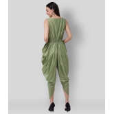 Pannkh - Green Polyester Regular Fit Womens Jumpsuit ( Pack of 1 ) - L