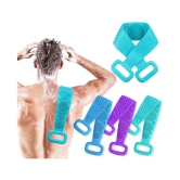 Saleh Silicone Shower Bath Belt Back Scrubber Brush Body Scrub Foam 140 g