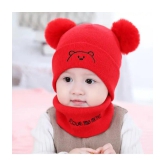 Zacharias Baby Boy''s Winter Woolen Kids Cap & Neckwarmer/Muffler - None