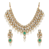 Sukkhi - Green Alloy Necklace Set ( Pack of 1 ) - Green