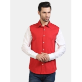 liferoads - Red 100% Cotton Slim Fit Men's Casual Shirt ( Pack of 1 ) - None