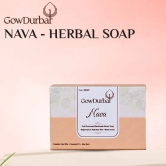 GOW DURBAR Cold Processed Handmade Herbal Soap (NAVA)(PACK OF 4)