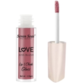 Seven Seas Tint Lip Love Kiss Blush|Moisturizing lip gloss lip cheek tint Glossy Finish (Plum Kiss)