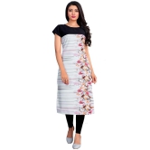 BROTHERS DEAL - Multicolor Crepe Womens Straight Kurti - M