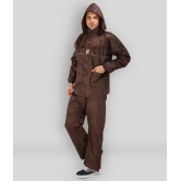 Goodluck Brown Rain Suit - XL