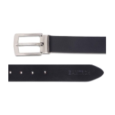 samtroh - Black Leather Men's Casual Belt ( Pack of 1 ) - None