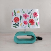 Conical Trapezium Table Lamp - Floral Lamp Shade